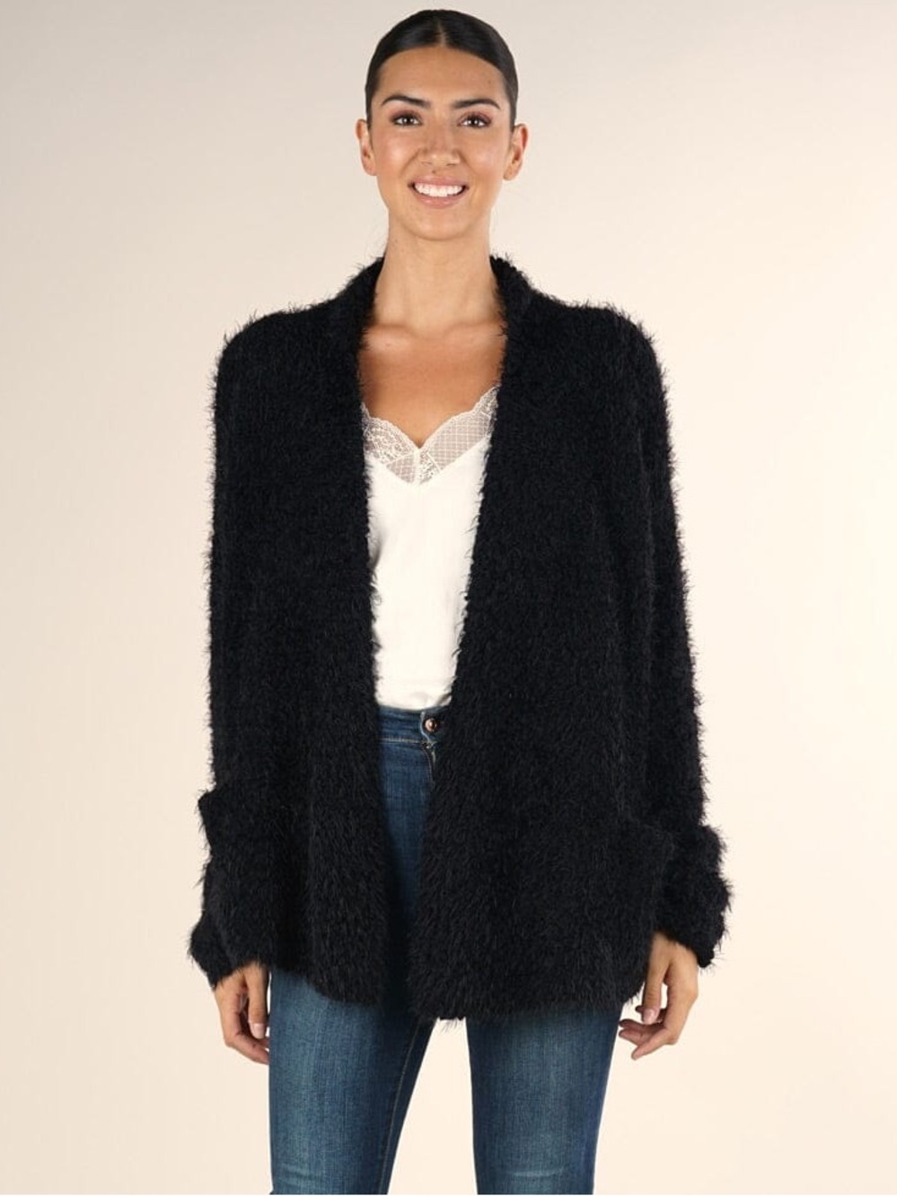 Lovestitch Unwind Fuzzy Cardigan